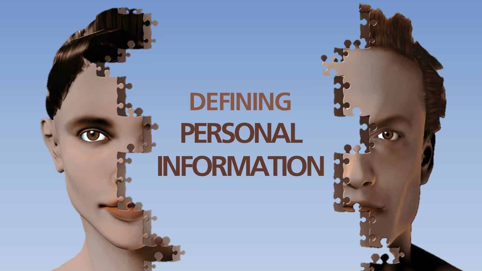 Privacy Training - Defining Personal Information